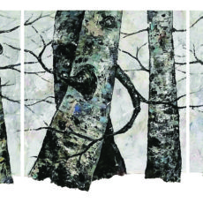 Love, love, love triptyque 3 fois 40x40cm