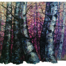 conversation   92×73 cm