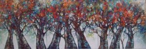 arbres peintures sur toiles