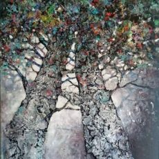 Naître et renaître 100×81 cm