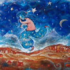Le semeur d&rsquo;étoiles 100 cm x 81 cm