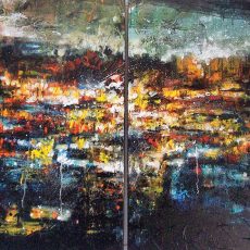 diptyque  200 x 100 cm