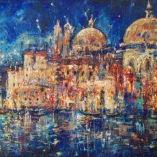 Nuit magique ( Venise ) 150 x 50 cm