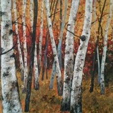 Voeux triptyque 160 x 80 cm
