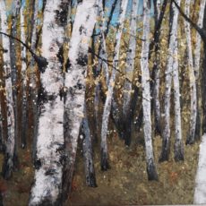 souffle d&rsquo;or ( voeux ) 116 x 89 cm