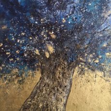 Arbre celeste 116 x 89 cm