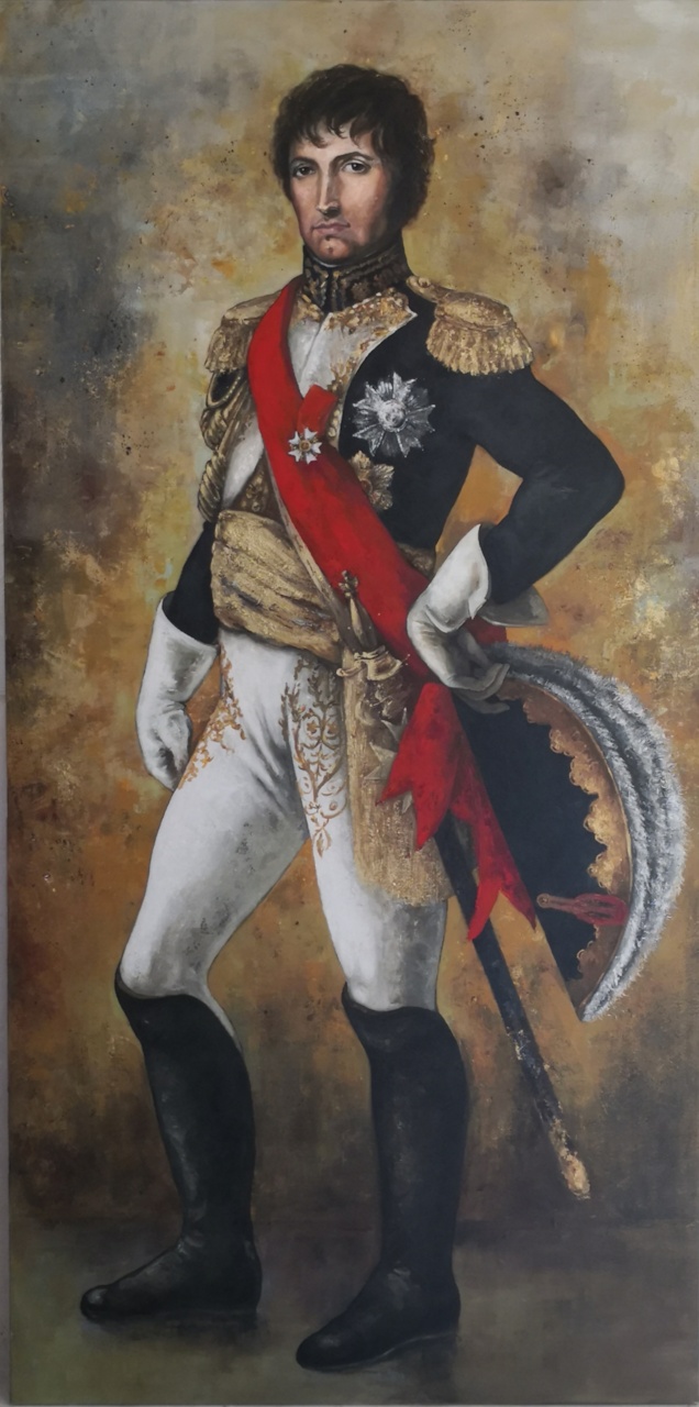Portrait Maréchal SOULT - peinture 200x100 cm