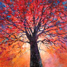 Le Cormier de Marmoutier  » Le Flamboyant  » 116 x 89 cm