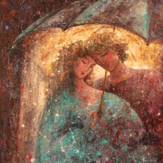 Soleil sous la pluie II –  73 x 60 cm