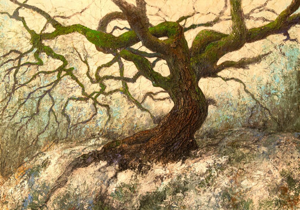 Le chêne au roche canon peinture de Joss Blanchard