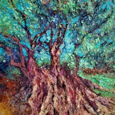 « Essence du Temps » – L&rsquo;Olivier Millénaire 65 x 54 cm,