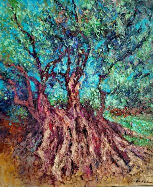 “Essence du Temps” – L’Olivier Millénaire 65 x 54 cm,