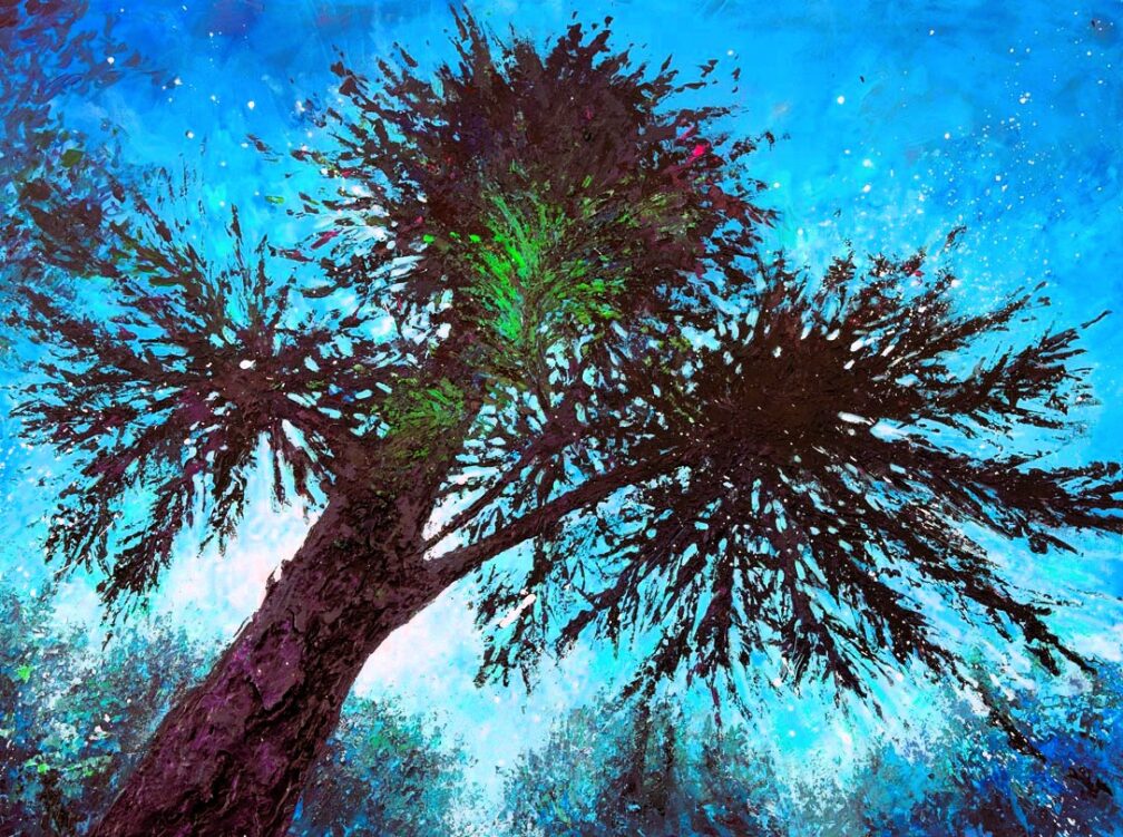 Le Pin Wollemi – Monaco – Arbre remarquable – Peinture : « L’Éternel Présent »Joss-Blanchard