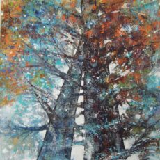 Sous leurs cimes 116 x 89 cm- 2008