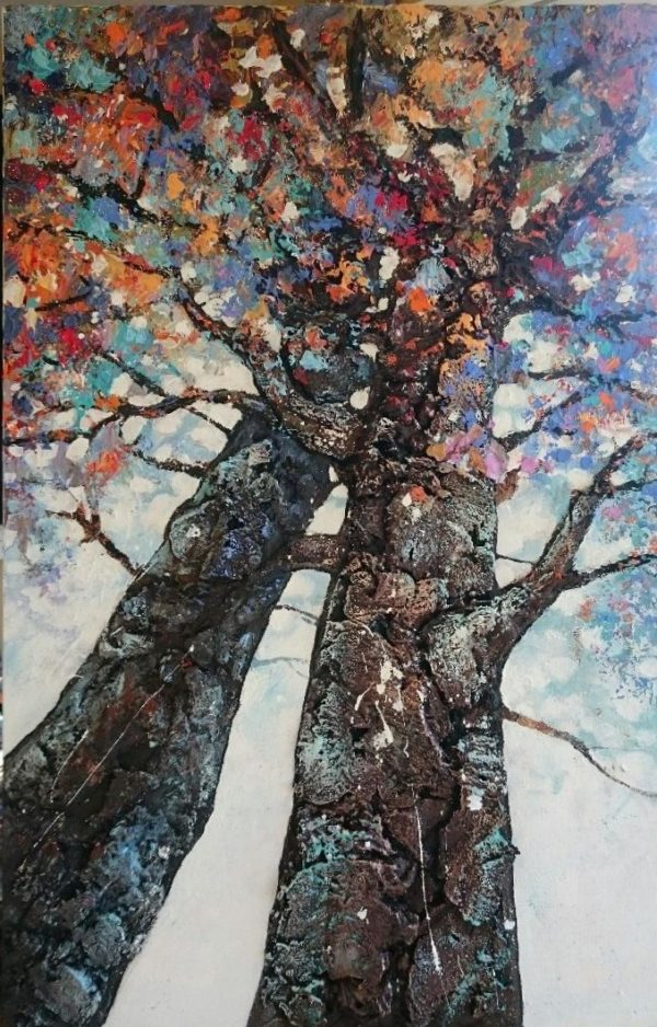 joss-blanchard-Abres-amoureuxI-peinture-arbre